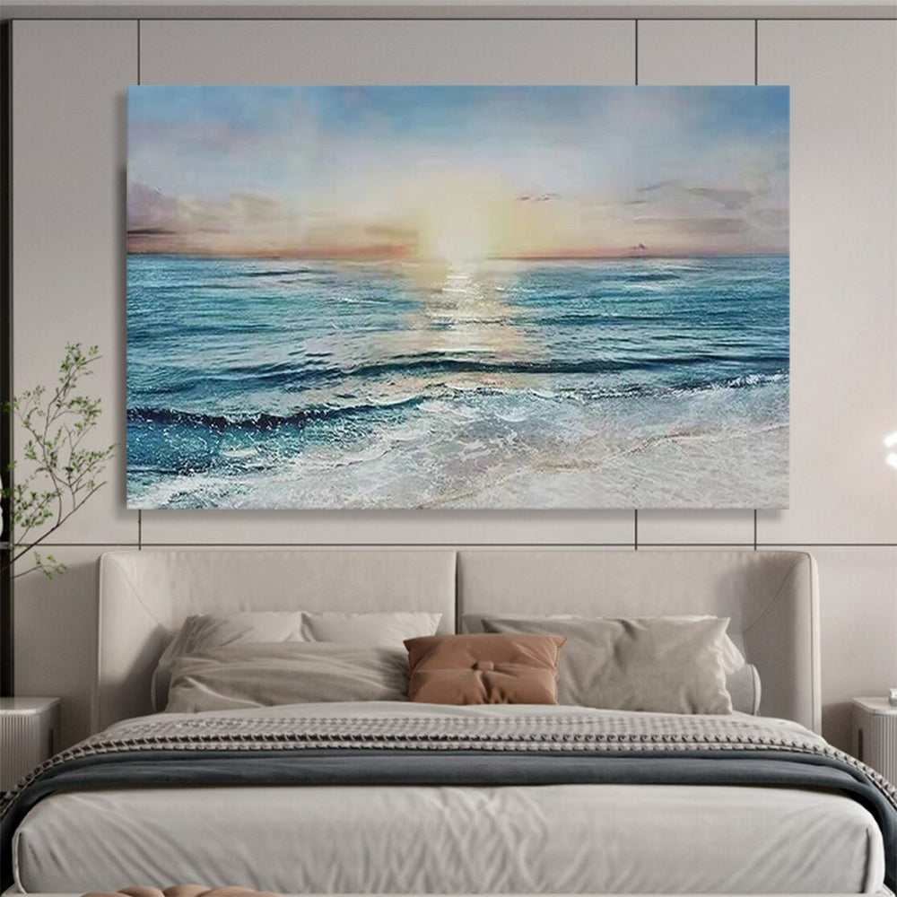 ocean sunset beach abstract design 7
